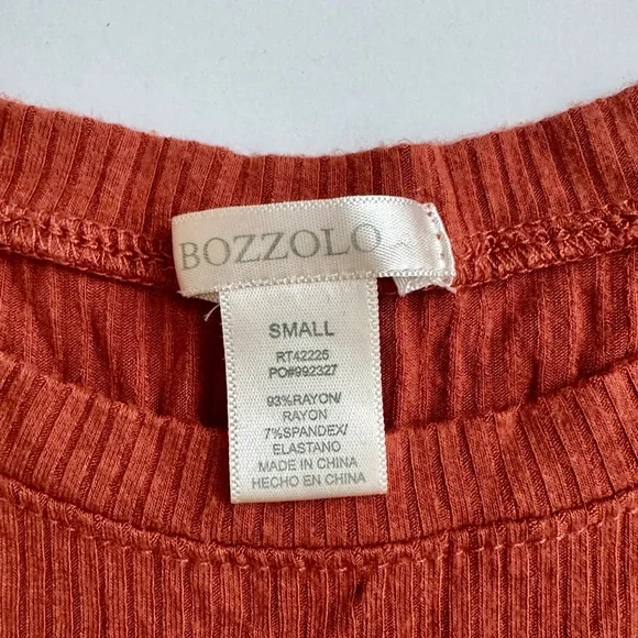 Women's Basics Rust Top - Picture 2 of 3